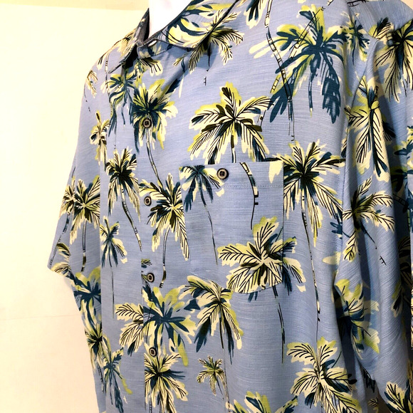 Bahama Bay Club Men's Tropical Short Sleeve Button Down Collared Shirt XL. - Picture 3 of 9